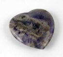 Stone Heart Amethyst Flat