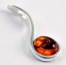 Pendant Amber Swirl Ball