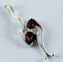Pendant Amber Stones Cognac