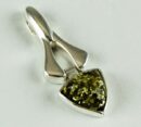 Pendant Amber Green Triangle