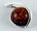 Pendant Amber Circle Cognac