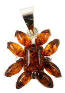 Pendant Amber Sunflower