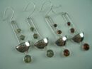 Earring Amber Stone Drop