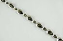Bracelet Amber Green Teardrops