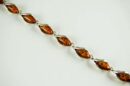Bracelet Amber Cognac Pear Drop