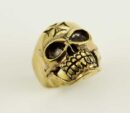 Ring Bronze Skull And Cross