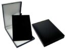 Necklet Box Leather Black 10.5 X 15cm