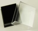 Box Plastic Window Black 3.4X4cm 24pcs