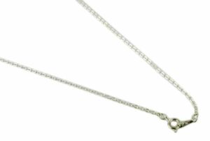 Chain Silver Plated Trace 18 Inch 10 pcs