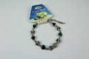Bracelet Shell Hearts And Butterflies Blue