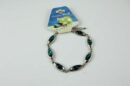 Bracelet Shell Oval Links Blue
