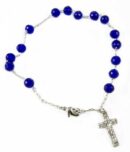 Bracelet Rosary Bead Blue