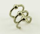 Ear Cuff With 3 Rings Bead