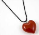 Pendant Heart Red W4.5cm
