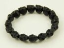 Bracelet Skull Black Howlite