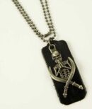 Necklace Skull And Swords