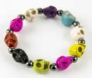 Bracelet Skull With Hematite