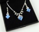 Necklace And Earring Set Blue