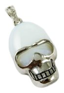 Pendant Skull Head Opalite