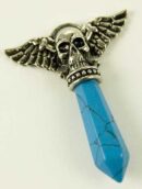 Pendant Skull Wand Turquoise Colour