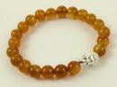 Bracelet Buddha Head Carnelian