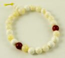 Bracelet Mala Beads Mother Of Pearl 6mm