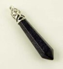 Pendant Hexagonal Blue Sunstone