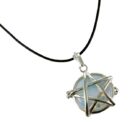 Necklace Pentagram Opalite