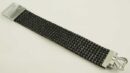 Bracelet Black Heart Clasp