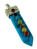 Pendant Chakra Point Turqouise Colour
