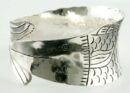 Bangle Silver Plated Fish Design 300 No.33