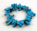 Bracelet Large Chip Turquoise Colour
