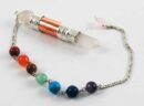 Pendulum Copper Chakra Rose Quartz
