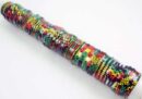 Bracelet Leather Rasta Mix 60pcs