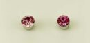 Earring Stud Magnetic Pink W0.4cm