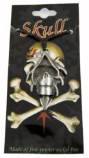 Pendant Pewter Reaper Skull