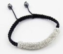 Bracelet White Crystal Cluster