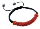 Bracelet Red Crystal Cluster