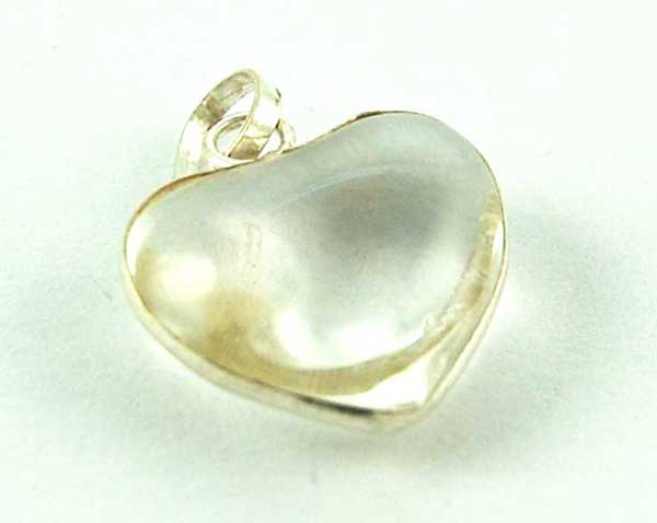 Pendant Heart Plain Clear