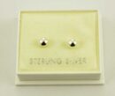 Earring Stud Plain Ball 4mm