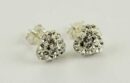 Earring Crystal Heart 8mm