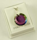 Pendant Silver Rainbow Circle