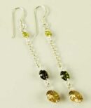 Silver Earring Triple Circles