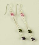 Silver Earring Triple Circles