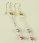 Silver Earring Triple Circles