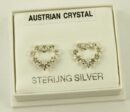 Earring Silver Stud Heart