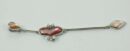 Pendant Silver Heart Pink Moonstone