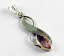Pendant Silver Rose Quartz Oval