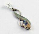 Pendant Silver Moonstone Oval