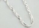 Silver Chain Curb 16 Inch